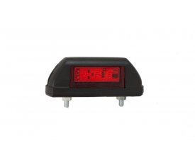 LD 712 Габаритный фонарь HOR 63 3 LED квадратный на шурупах красный   функция: позиционный зад 5712